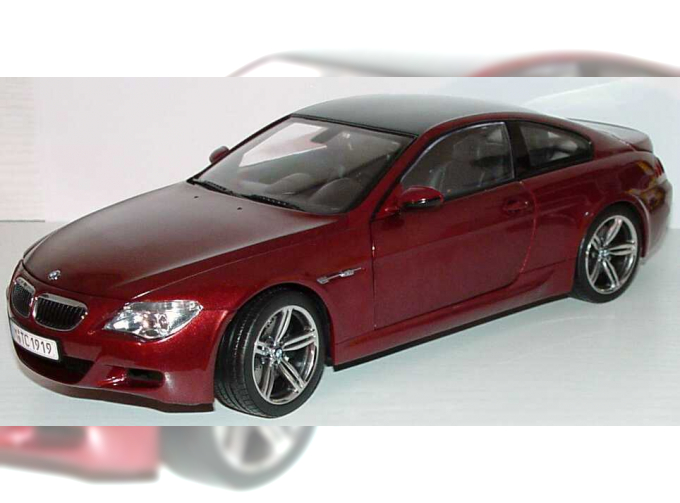 BMW M6 Coupe (E63) (2005), indianapolis red metallic