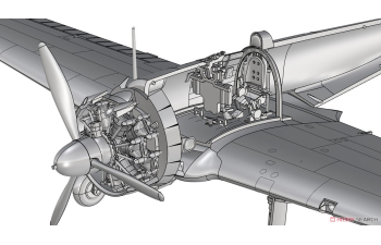 Сборная модель Nakajima Ki-43 II Hayabusa