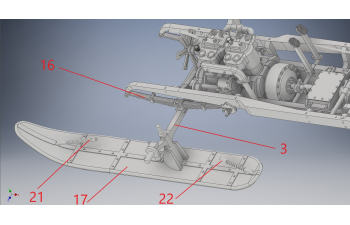 Сборная модель Руссо-Балт С24-30 Кегресс