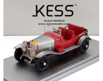 ALFA ROMEO Rl Super Sport 4 Seat - 4 Posti - Without Covered Seat (1927), Red Silver