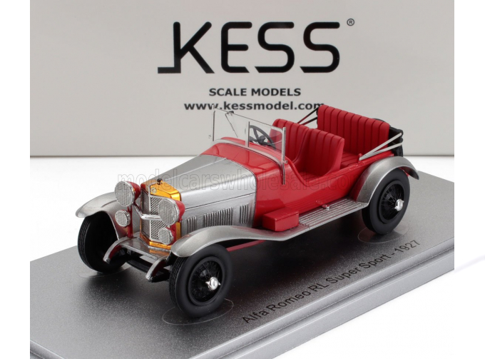 ALFA ROMEO Rl Super Sport 4 Seat - 4 Posti - Without Covered Seat (1927), Red Silver