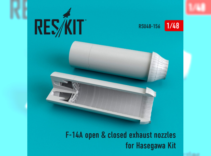 F-14A open & closed exhaust nozzles (Hasegawa)