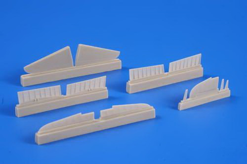 A6M5 Zero - Control surfaces set for Tamiya