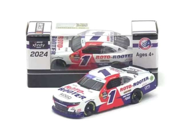 Chevrolet Camaro #1 Sam Mayer *Roto-Rooter*, white/red/blue 2024