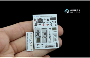 3D Декаль интерьера кабины F3F-2 (Academy/Accurate Miniatures)