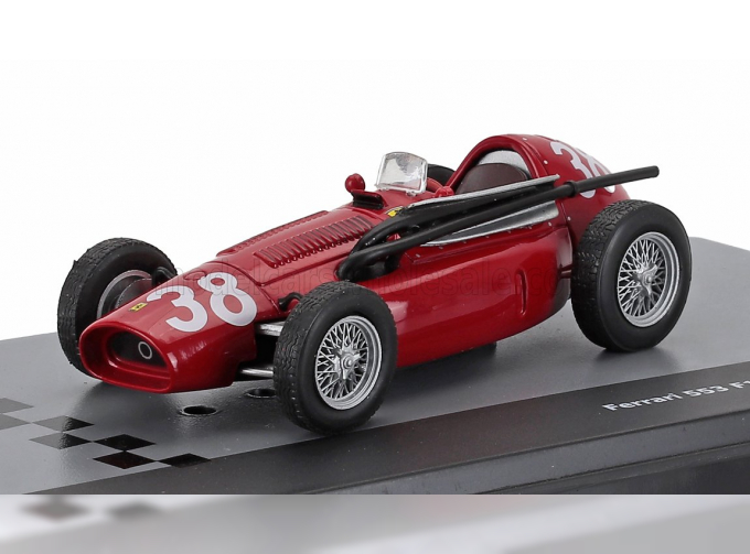 FERRARI F1 553 №38 Season (1954) Mike Hawthorn - Con Vetrina - With Showcase, Red