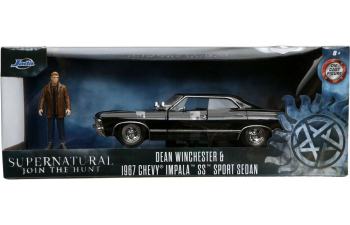 CHEVROLET - IMPALA SPORT SEDAN WITH DEAN WINCHESTER FIGURE 1967 - SUPERNATURAL JOIN THE HUNT