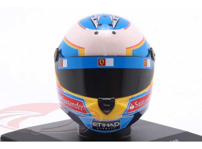 MINI HELMET Fernando Alonso Scuderia Ferrari #8 Formula 1 (2010)