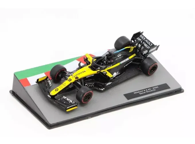 RENAULT F1 R.s.20 Team Renault Dp World №3 Season (2020) Daniel Ricciardo, Black Yellow