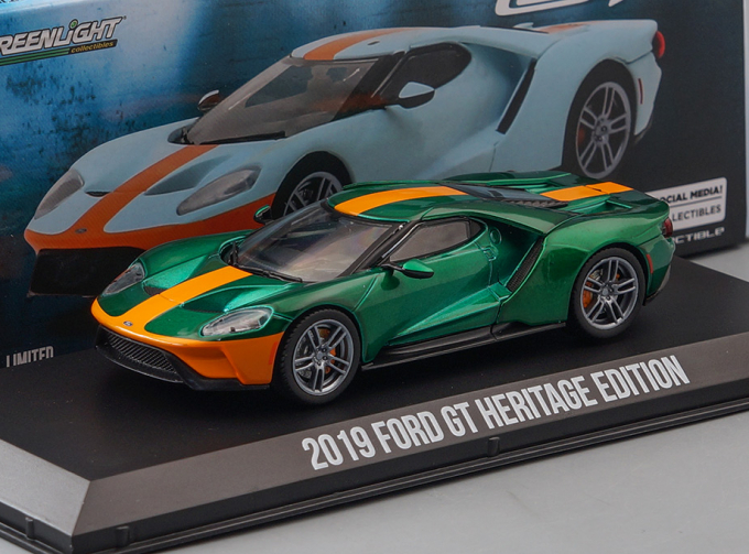 FORD GT Heritage Edition 2019 "Gulf" Oil Color (Greenlight!)