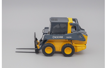 JOHN DEERE 320E, yellow / grey