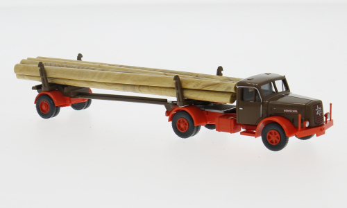 HENSCHEL Langholztransporter (1955), brown/red
