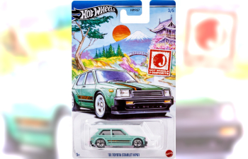 TOYOTA Starlet KP61, J-Imports (1981), light green