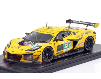CHEVROLET Corvette Z06 GT3.R №33 24h LeMans Ben Keating, Daniel Juncadella, Jonny Edgar (2025), yellow