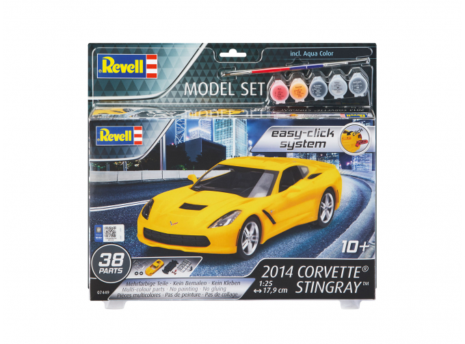 Сборная модель CORVETTE Stingray 2014 (подарочный набор)