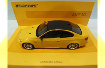 BMW M3 (E92) (2007), yellow