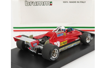 FERRARI F1 126c2 N 28 Winner San Marino Imola Gp (1982) Didier Pironi - With Driver Figure, Red