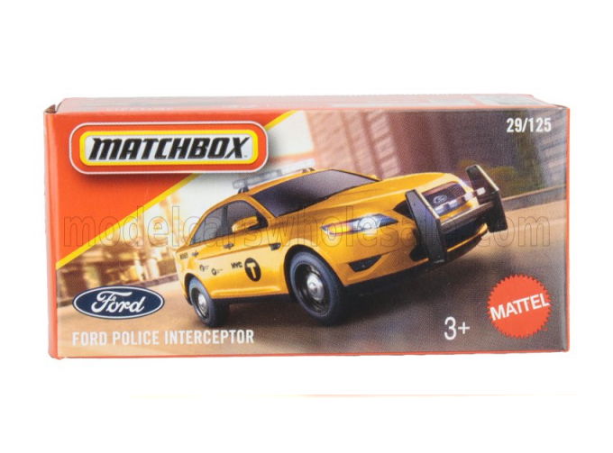 FORD Taurus Police Interceptor (2010), yellow