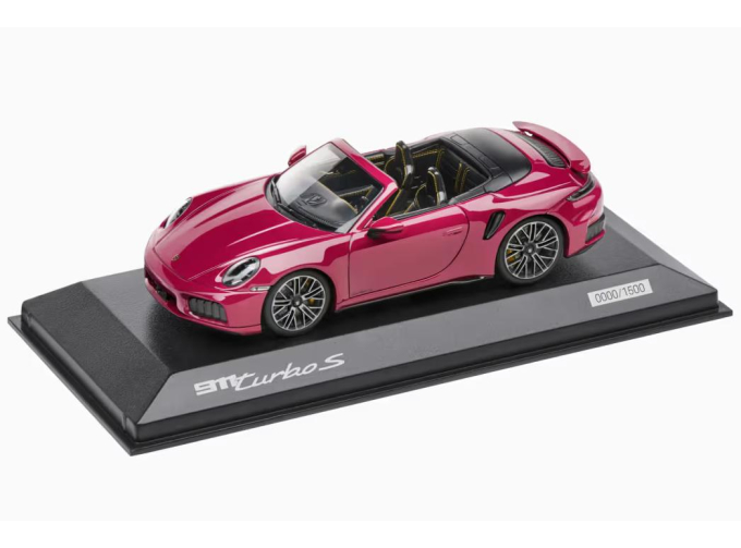 PORSCHE 911 992-2 Turbo S Cabriolet (2025), ruby star