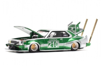 NISSAN Skyline C210 (1977) Kaido Racer Bosozoku Style, green/white