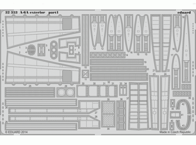 Фототравление для A-6A экстерьер