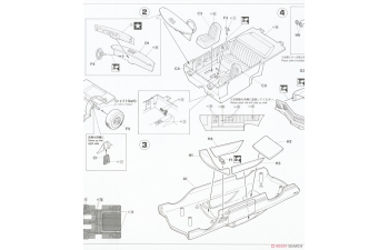 Сборная модель Egg Girls 1966 American Coupe Type B “Amy McDonnell” w/Figure