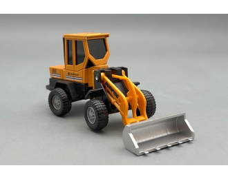 Колесный погрузчик с ковшом, оранжевый (вар.2)