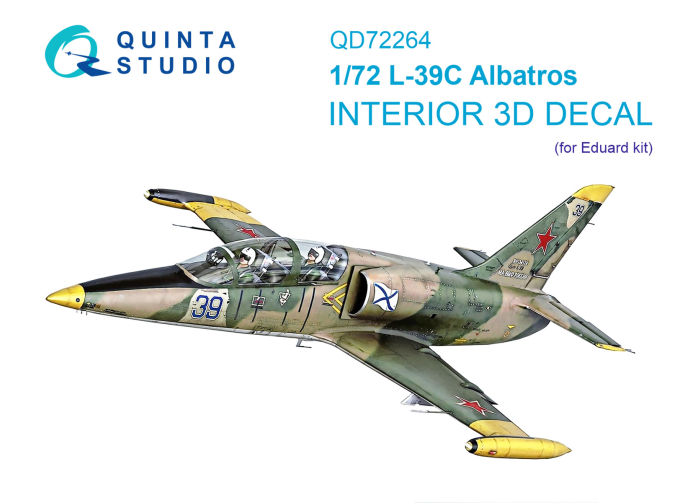 3D Декаль интерьера кабины L-39C Albatros (Eduard)
