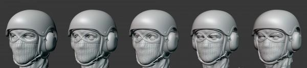 Российские танкисты в бронешлемах и балаклавах (№2)