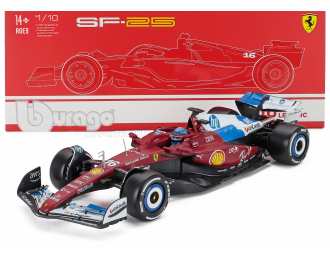 FERRARI F1  Sf-25 Team Scuderia Ferrari №16 Miami Gp Charles Leclerc (2025), Red White Blue