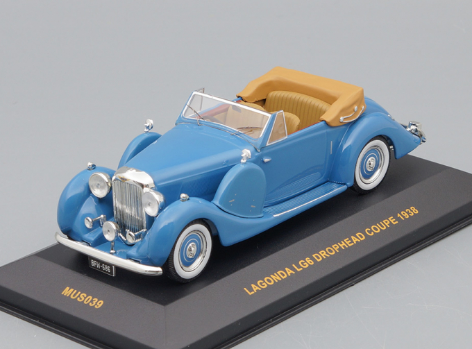 LAGONDA LG6 Drophead Coupe (1938), blue