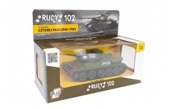 Танк T-34-85 "Рыжий" (Rudy) 102 из польского сериала "Четыре танкиста и собака"