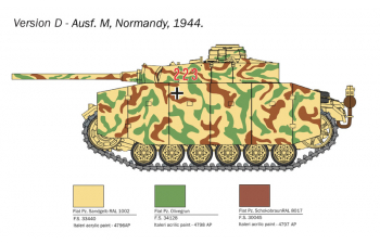 Сборная модель Pz.kpfw. Iii Ausf.l/j/m/n Tank Military 1942