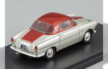 FIAT 600 Viotti Coupe (1959), silver / red