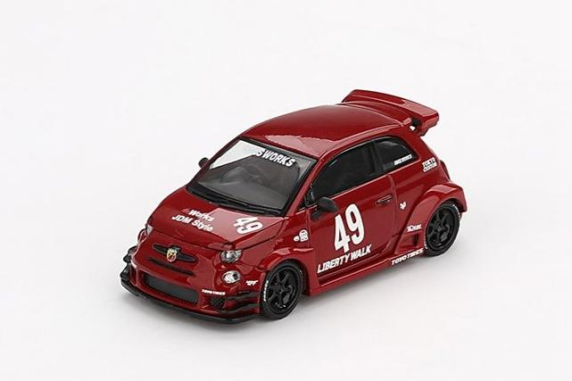FIAT 595 Abarth №49 LB-Works x ABAS Works, red