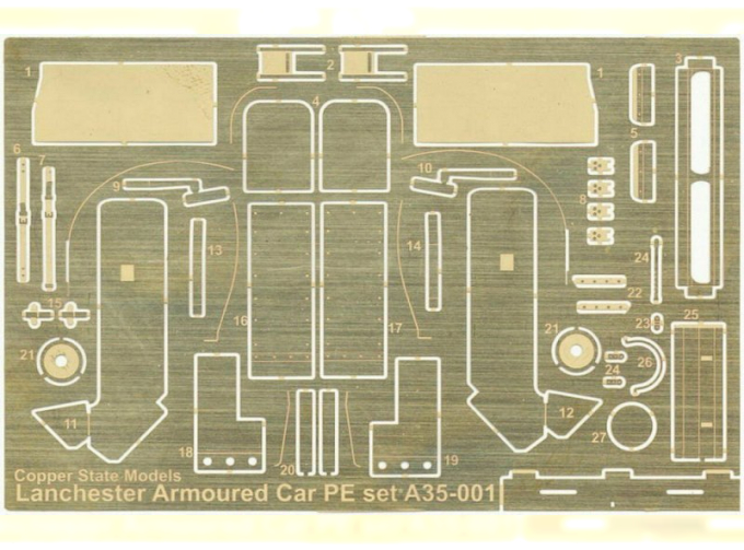 Фототравление Lanchester Photoetch Set