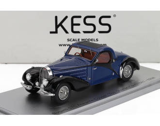 BUGATTI 57c Atalante Coupe Sn.57641 Toit Ouvrant Closed Roof (1938), Blue Black