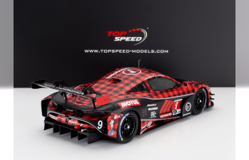 McLAREN 720s Gt3 Evo 4.0l Turbo V8 Team Pfaff Motorsport №9 Imsa Chevrolet Grand Prix (2024) Oliver Jarvis - Marvin Kirchhofer, Red Black