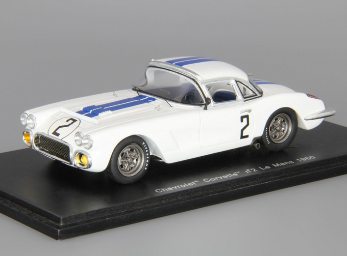 CHEVROLET Corvette #2 R.Thompson-F.Windridge LM (1960), white