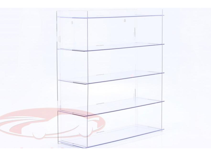 Витрина акриловая с пятью полками