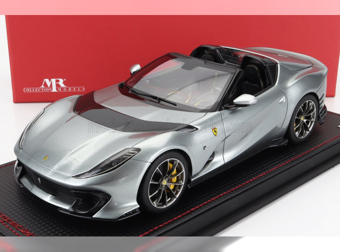 FERRARI 812 Competizione A Spider (2022) - Con Vetrina - With Showcase, Grigio Coburn - Grey Met