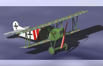 Сборная модель Fokker D.VII (Alb), Late