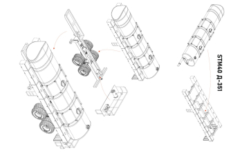 Сборная модель Битумовоз Д-351А