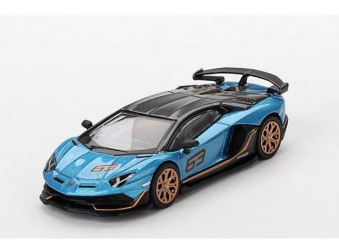 LAMBORGHINI Aventador SVJ 63 LHD (2023), blue / black