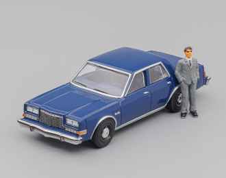 PLYMOUTH Grand Fury Unmarked Police Car с фигуркой 1986 Navy Blue