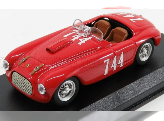 FERRARI 195s Barchetta Spider Ch.0060 N744 Winner Giro Della Calabria (1950) Serafini - Salami, Red