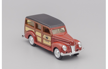 FORD Woody Station Wagon Sheriff, black / brown
