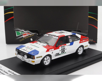 AUDI Quattro N18 Rally Bandama (1981) A.Choteau - P.y.Burel, White Red Blue