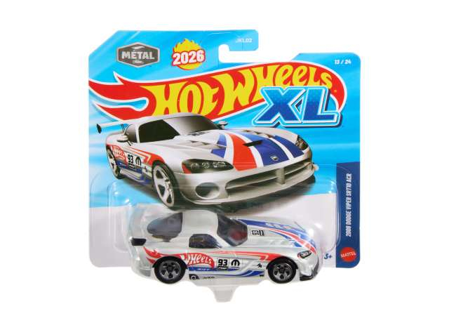 DODGE Viper SRT10 ACR *Hotwheels XL* (2008), white/blue/red