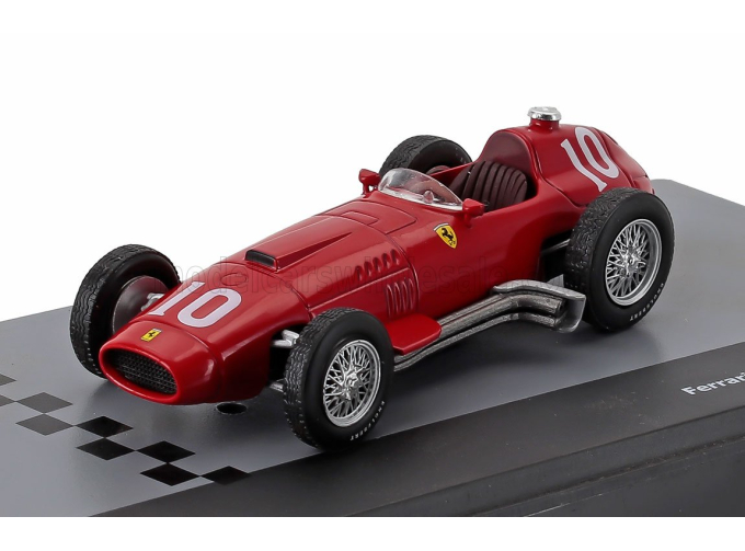 FERRARI F1 801 №10 Season (1957) Luigi Musso - Con Vetrina - With Showcase, Red